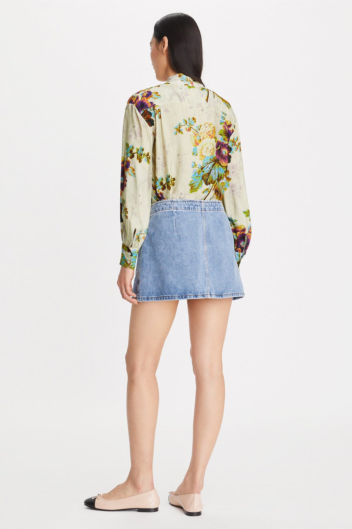 Tory Burch Damen Bluse Purple traditional Floral LILA Bild 5