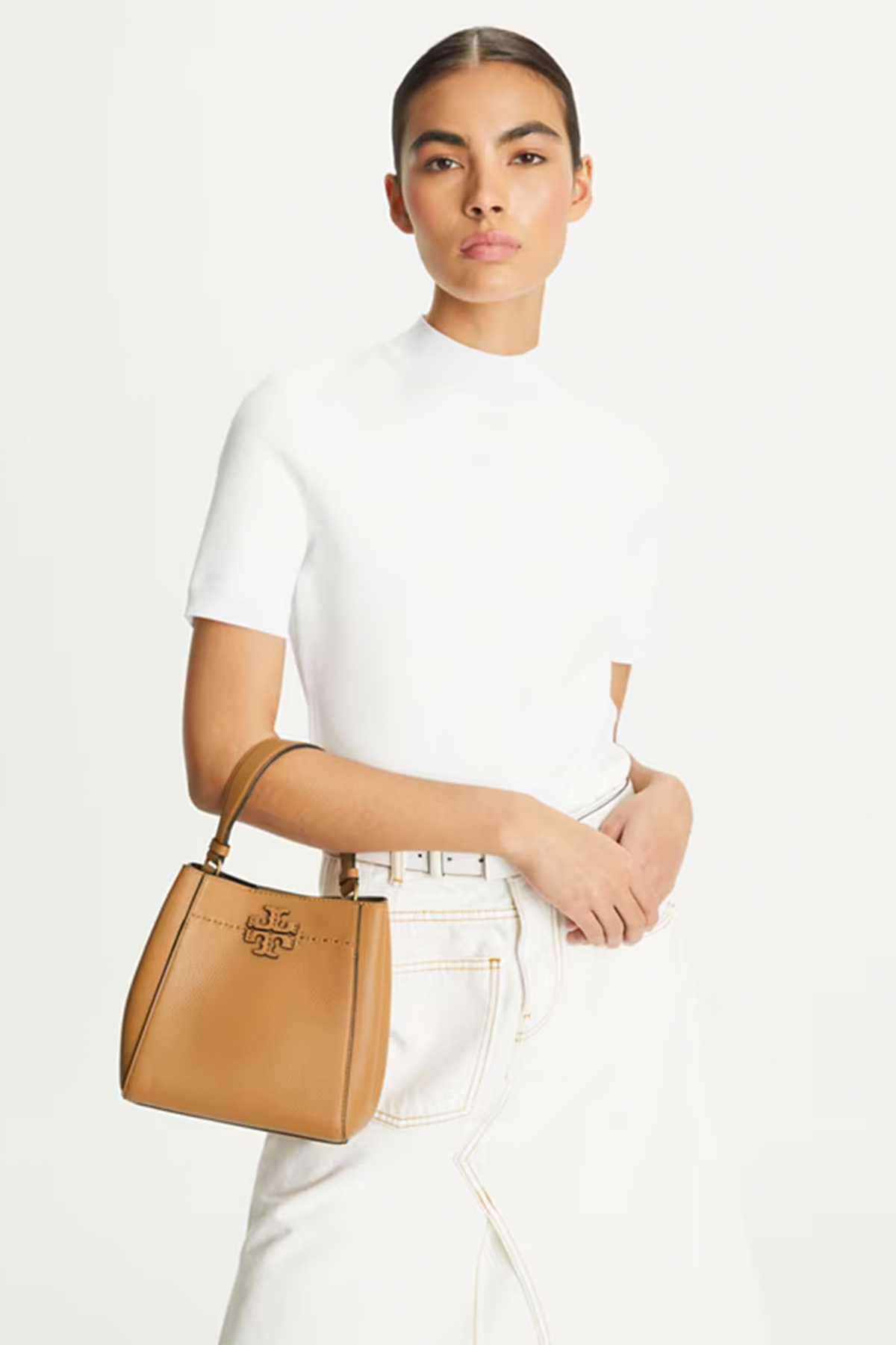 Tory Burch Damen Tasche McGraw Small Tiramisu HELLBRAUN Bild 2