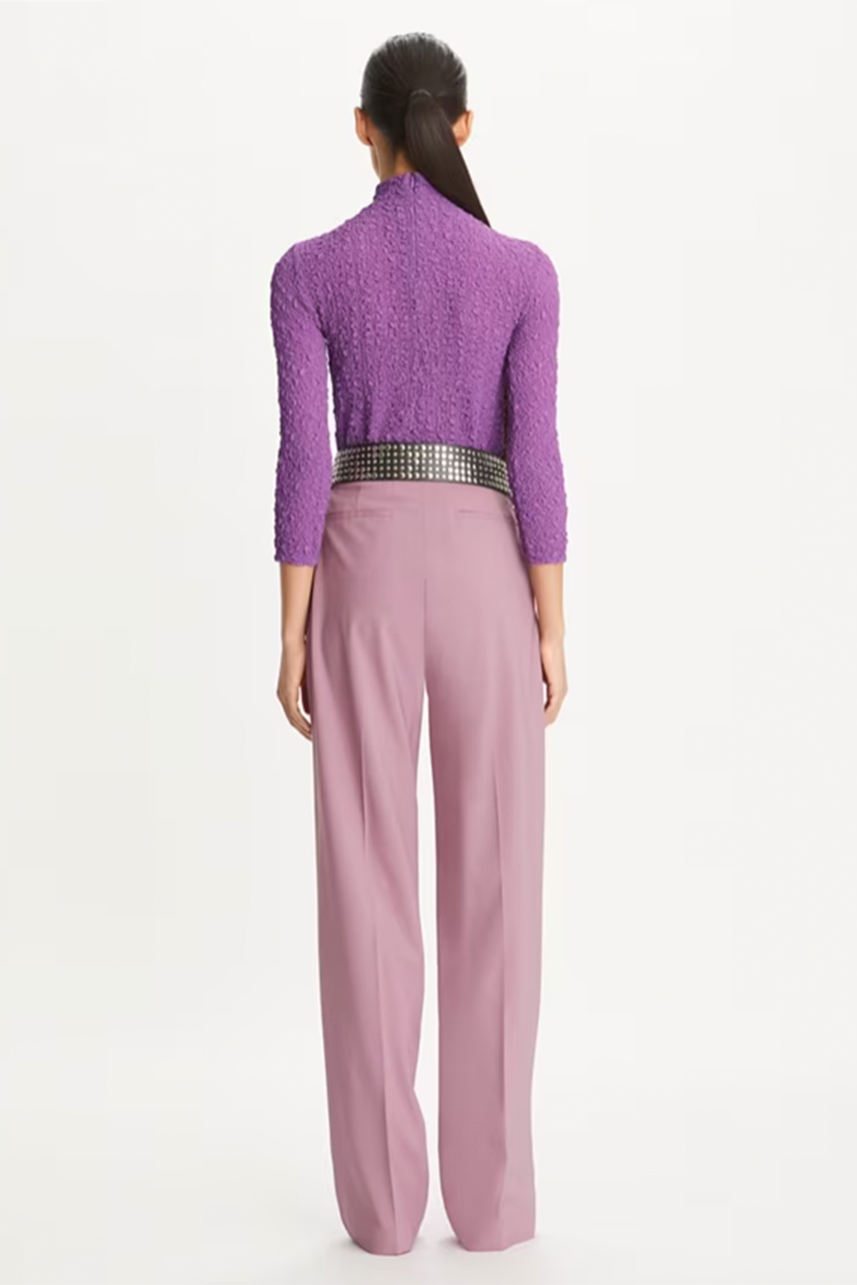 Tory Burch Damen Wollhose Mauve ROSA Bild 3