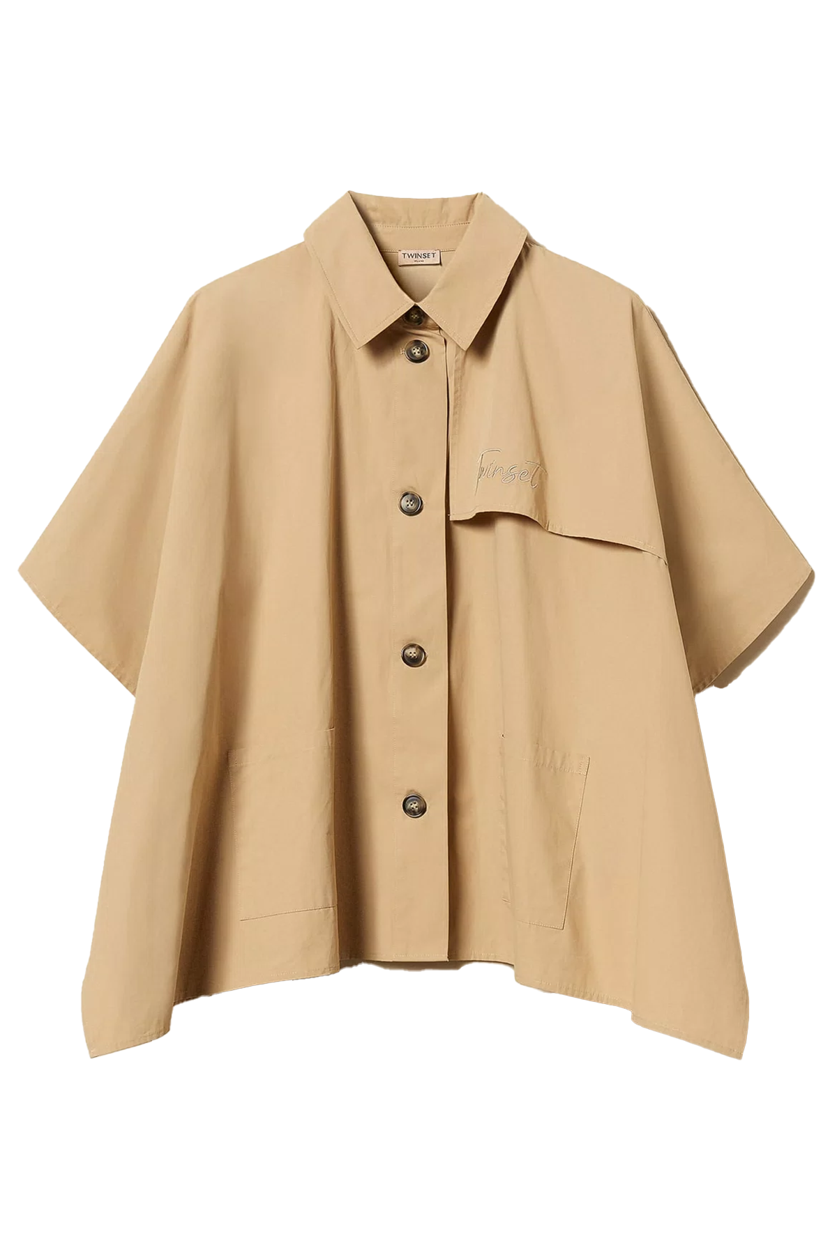 Twin Set Damen Poncho Beige 13161 Bild 1