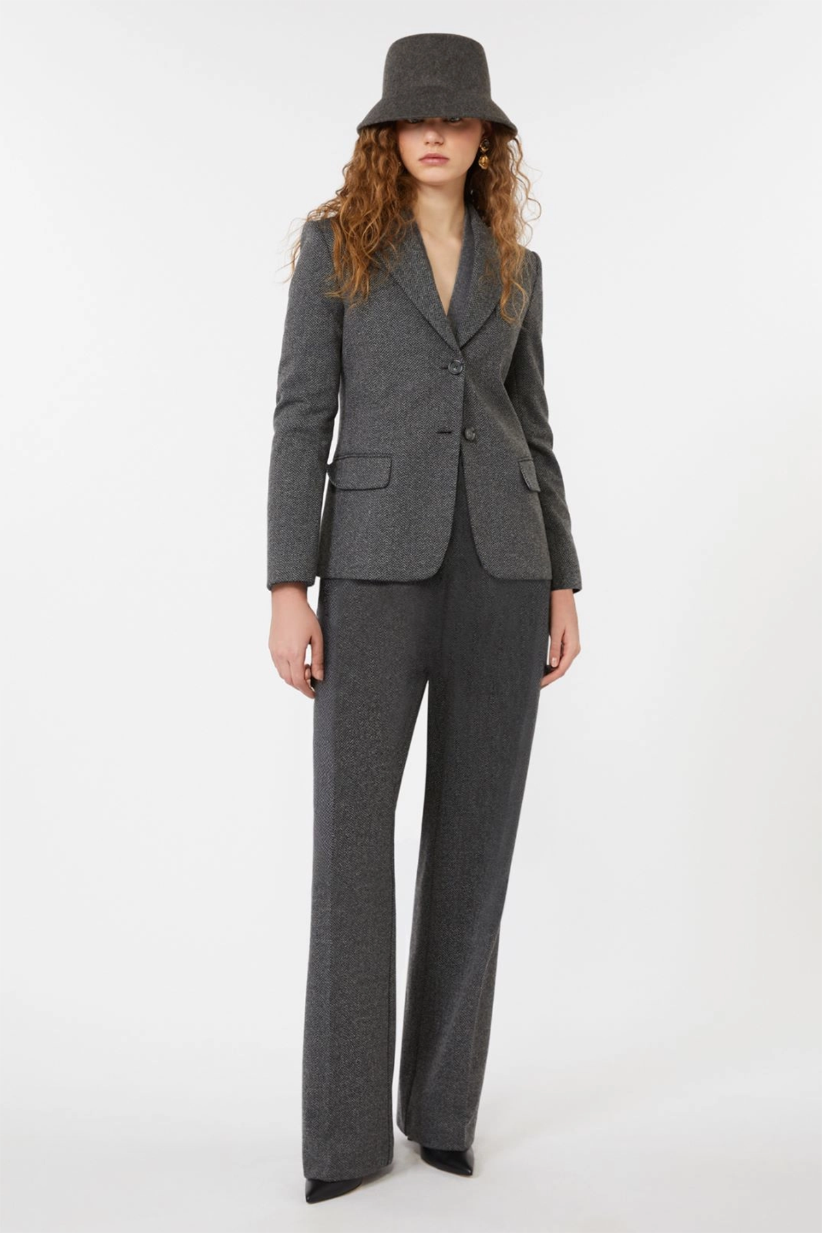 Weekend Max Mara Damen Blazer Dilly Grau BRAUN Bild 2