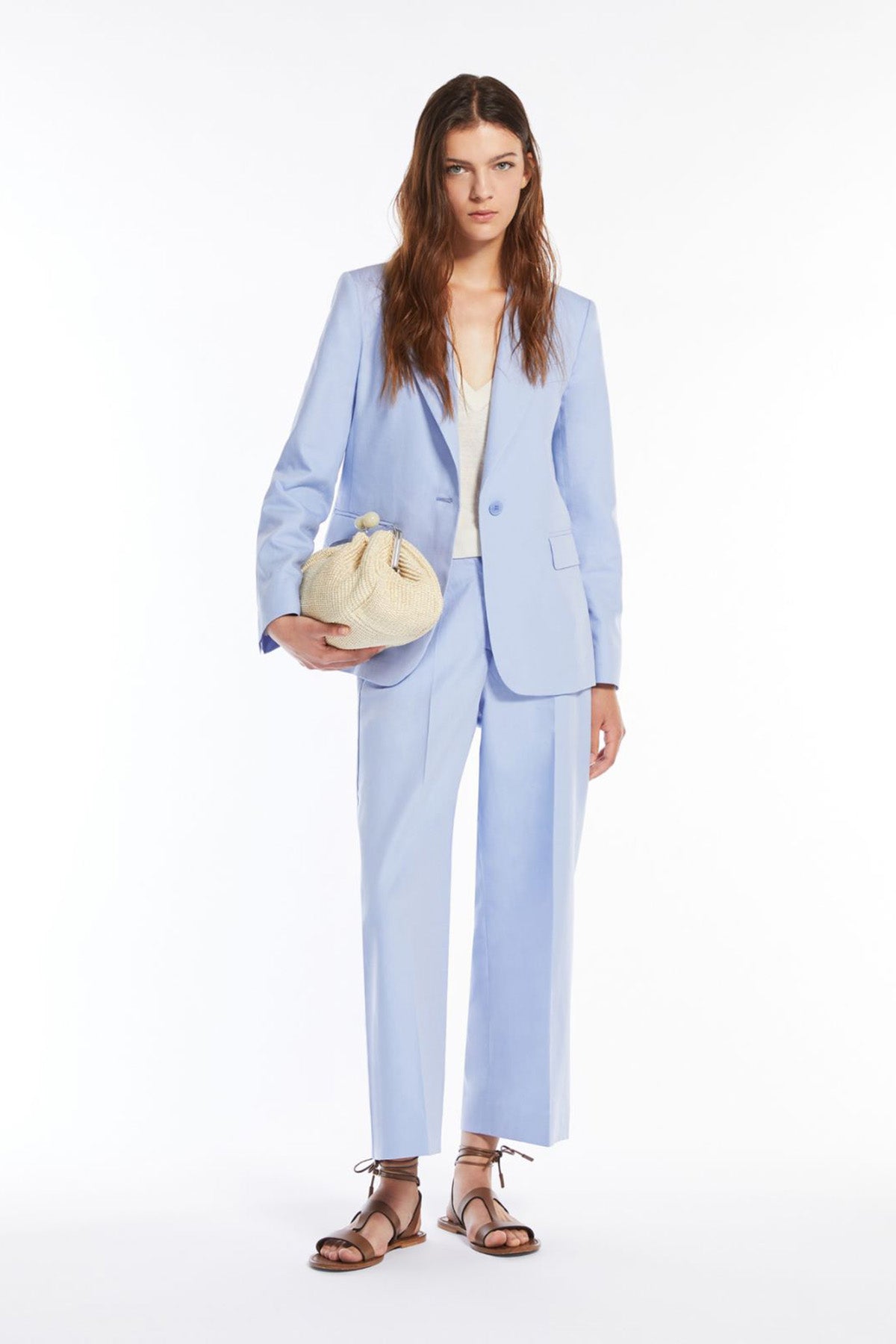 Weekend Max Mara Damen Hose Zircone Blau HELLBLAU Bild 2