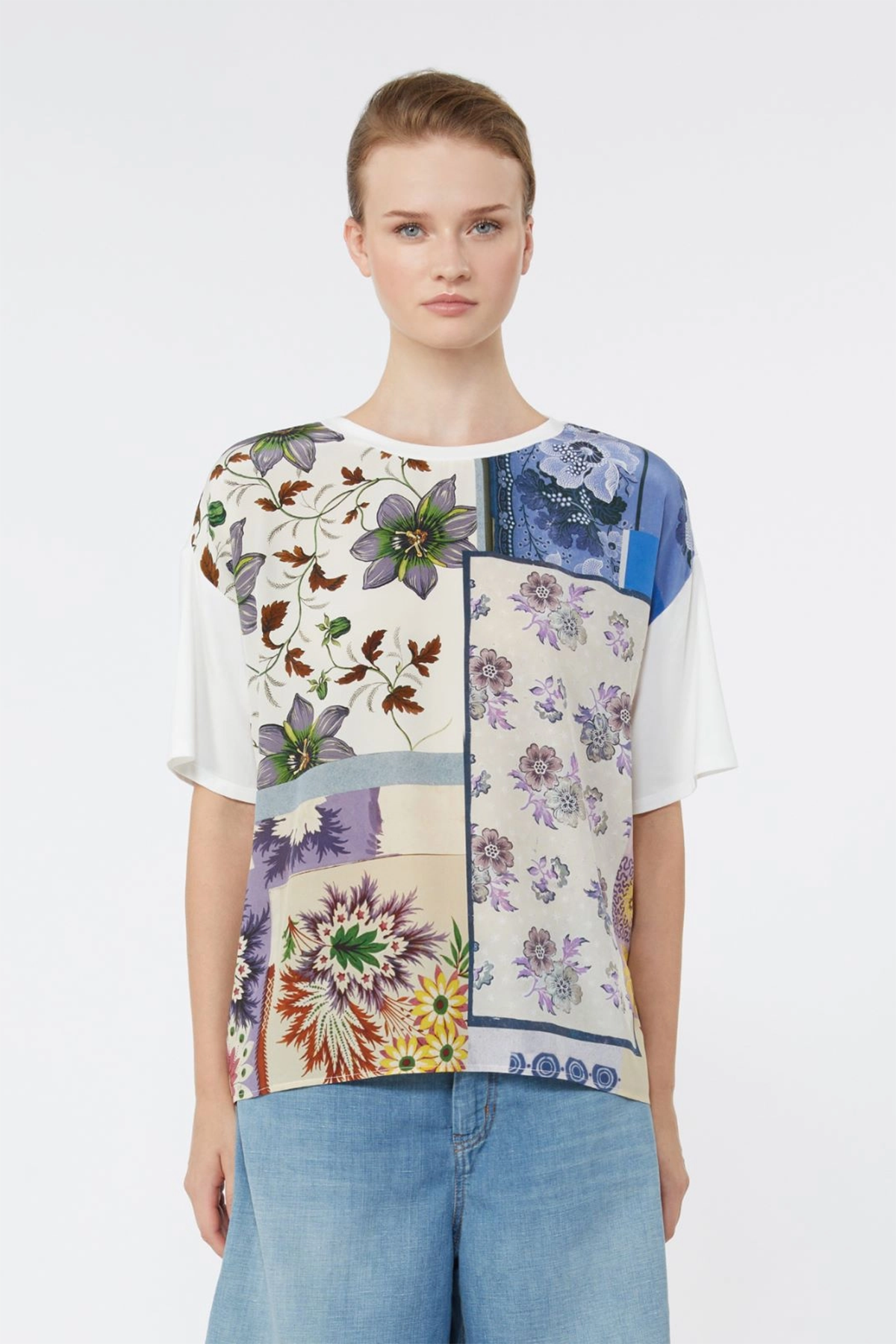 Weekend Max Mara Damen T-Shirt Wkdpampas Bunt BUNT Bild 3