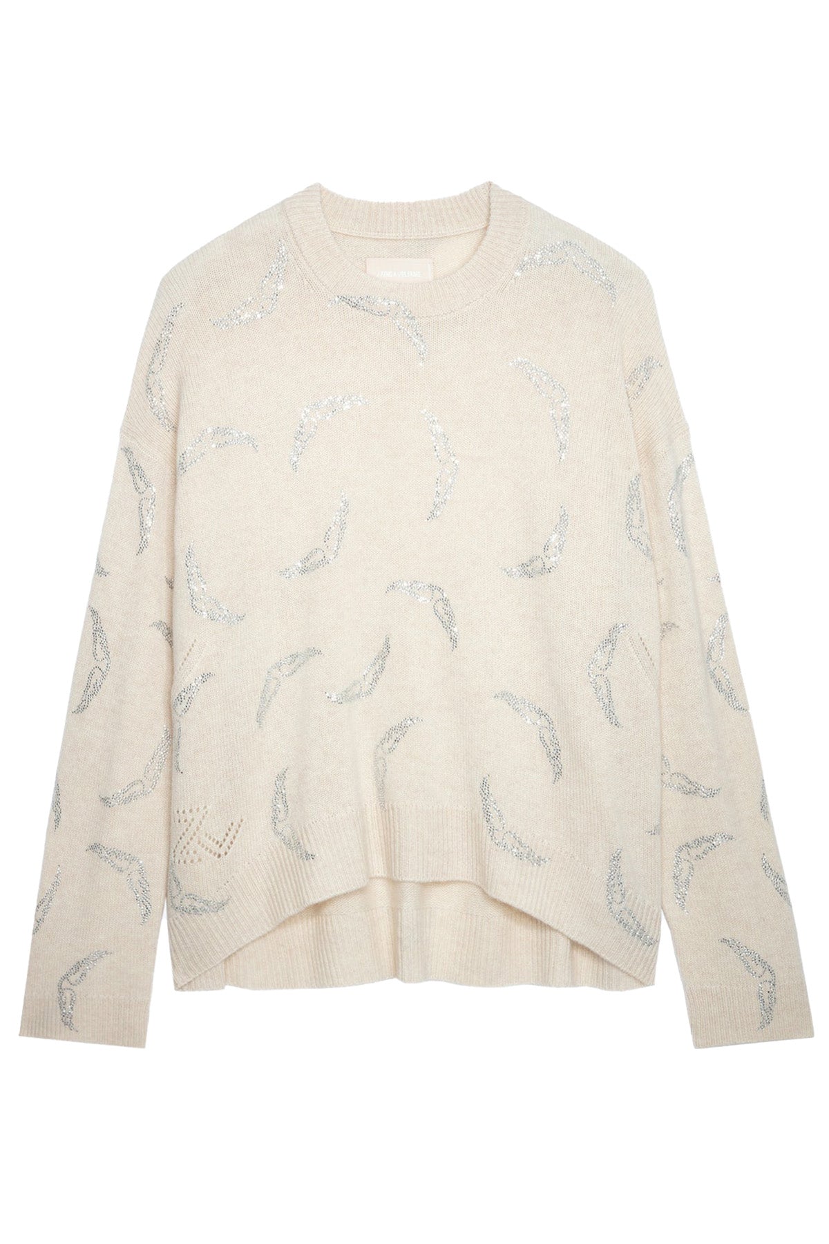 Zadig & Voltaire Damen Kaschmirpullover Markus Sugar NATUR-WEISS Bild 1