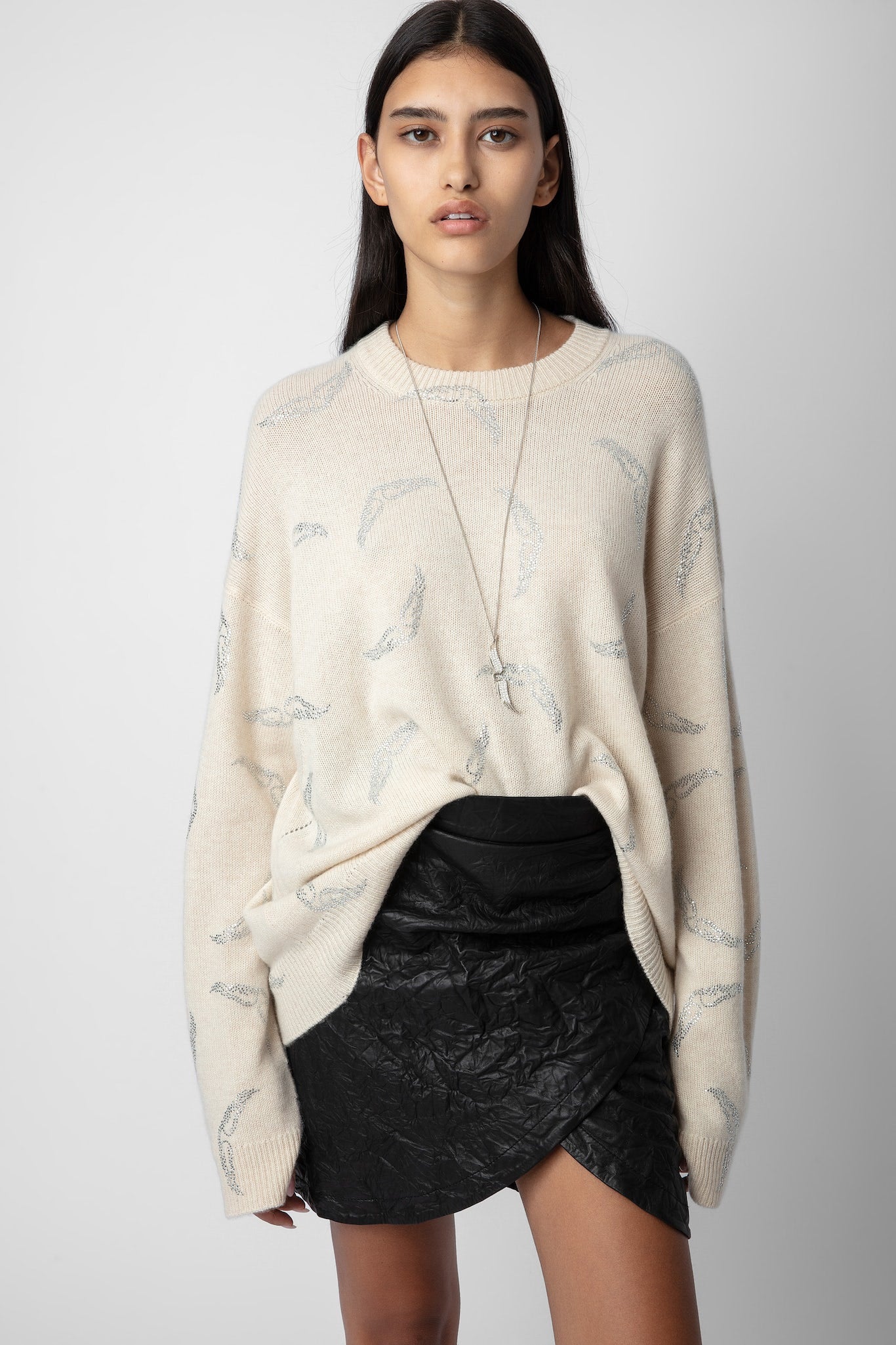 Zadig & Voltaire Damen Kaschmirpullover Markus Sugar NATUR-WEISS Bild 3