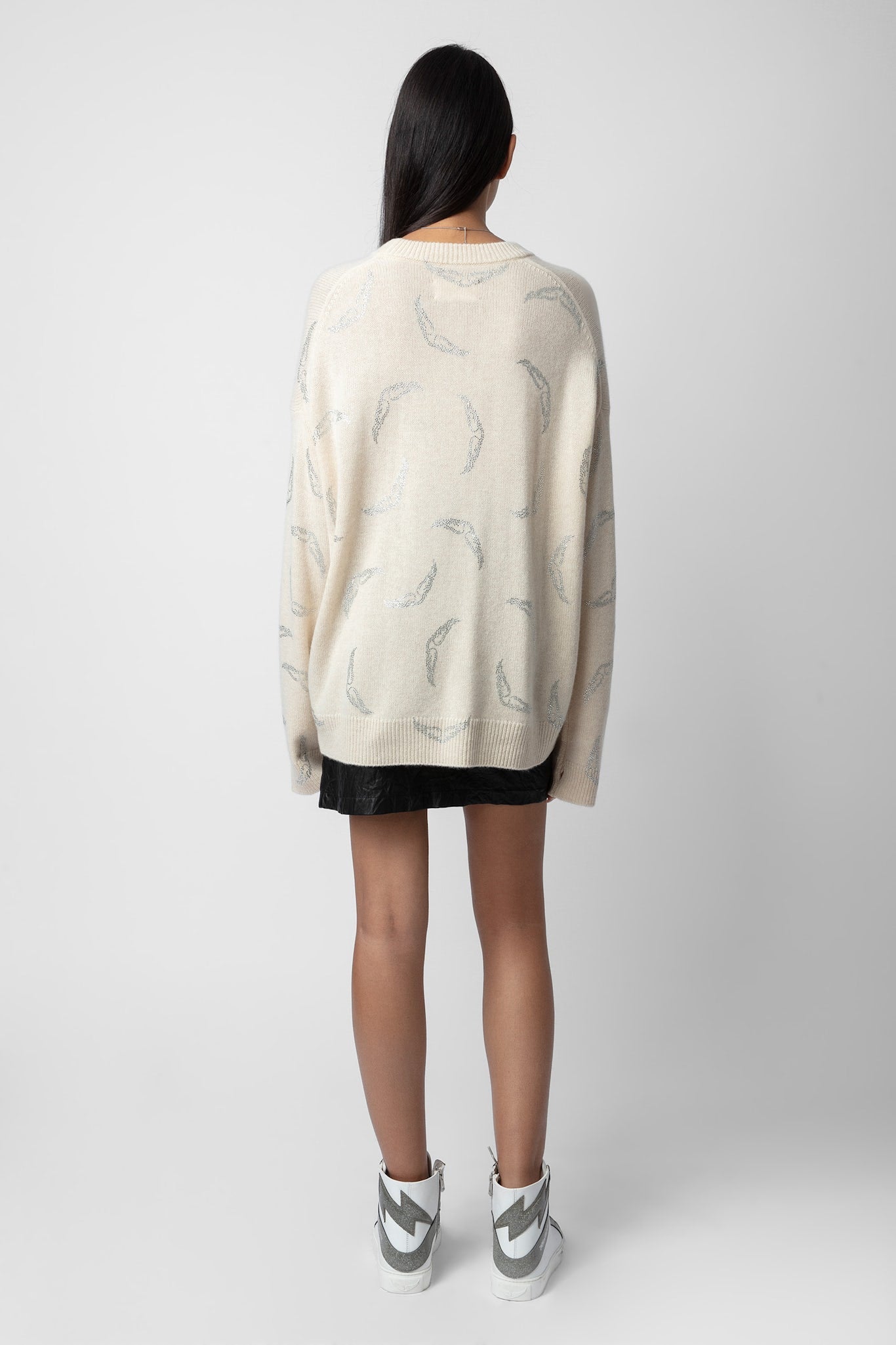 Zadig & Voltaire Damen Kaschmirpullover Markus Sugar NATUR-WEISS Bild 5