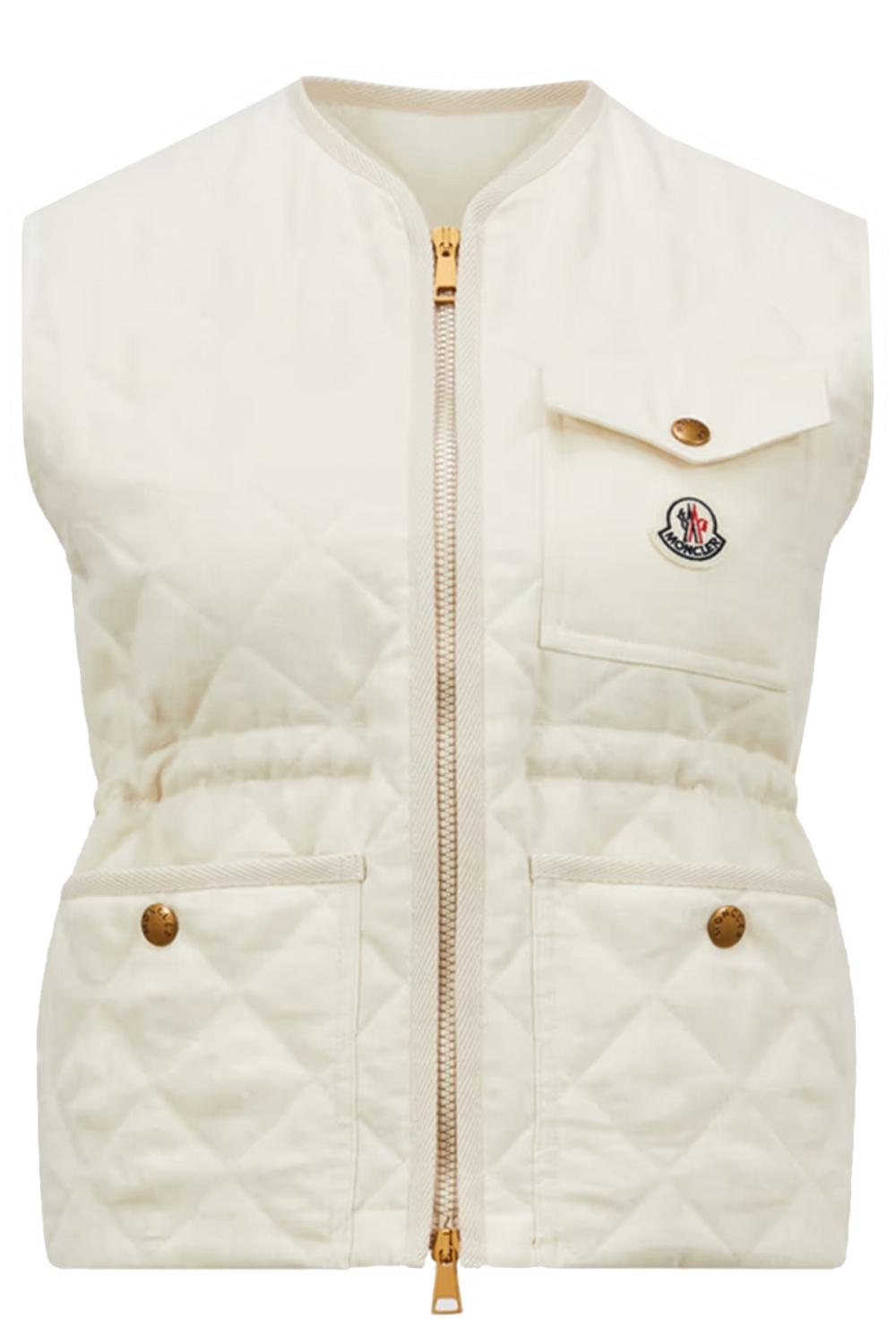 Moncler Damen Weste Vigny Weiss