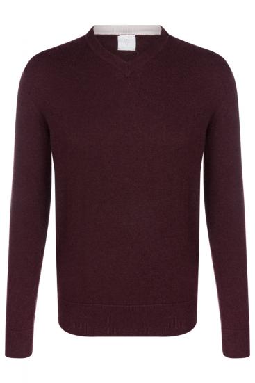 Herren Kaschmirpullover Bordeaux 