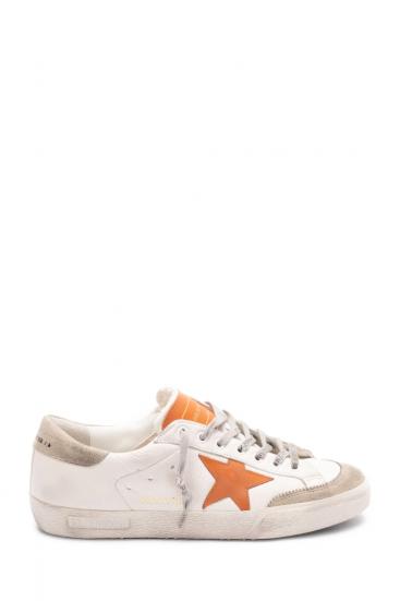 Herren Sneaker Super Star Weiss/Orange 