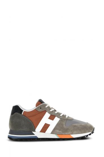 Herren Sneaker H383 Nastro Grau/Orange 