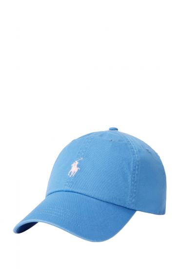 Herren Baseballkappe aus Baumwollchino New England Blue 