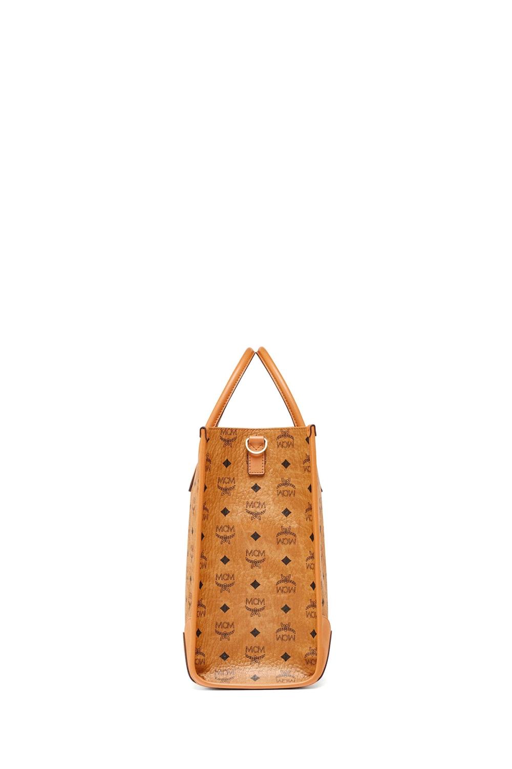 Mcm large visetos coated canvas tote shop