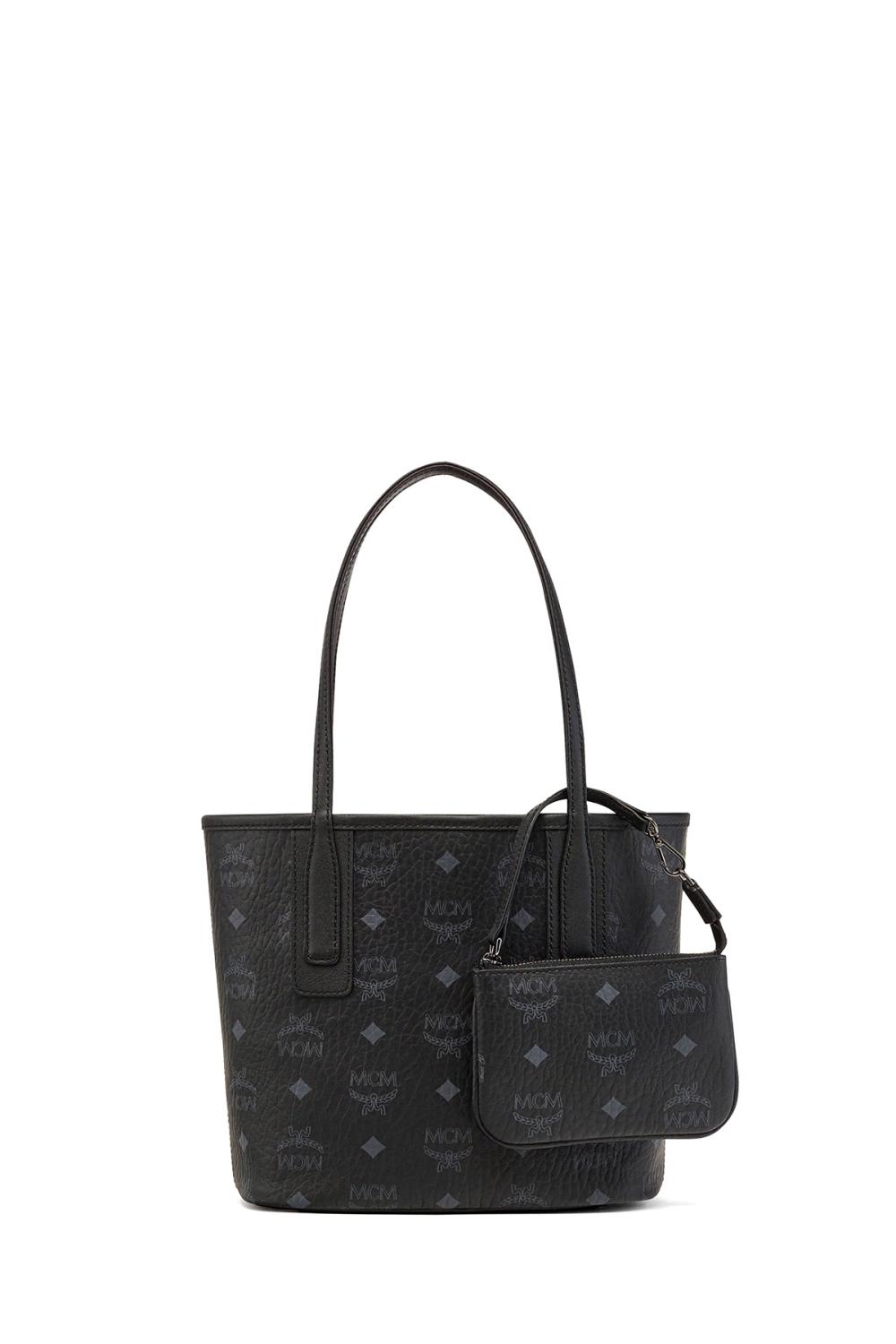 MCM Damen Reversible Shopper Liz Mini Schwarz SAILERstyle